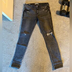 PacSun Faded Black Denim Stacked Skinny Jeans